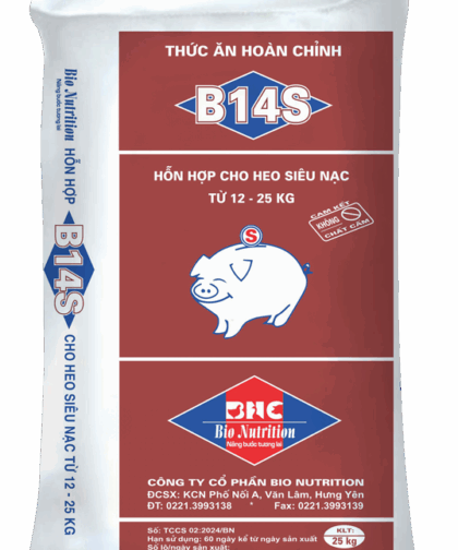 B14S – HH ĐẶC BIỆT CHO HEO SIÊU NẠC TỪ 12 ĐẾN 25 KG