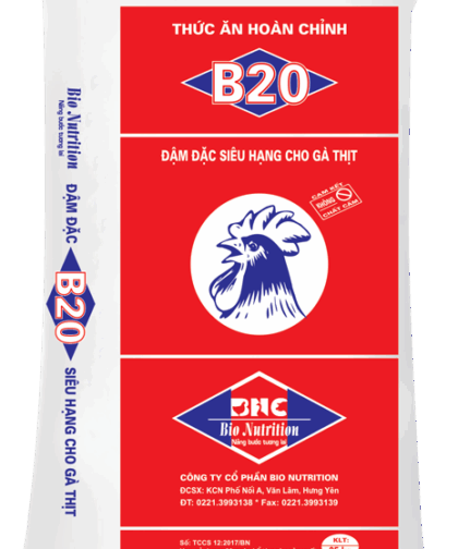 B20 – ĐẬM ĐẶC SIÊU HẠNG CHO GÀ THỊT
