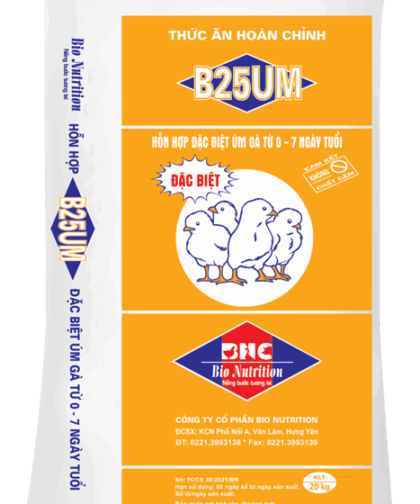 B25UM – HH ĐẶC BIỆT ÚM GÀ 0 ĐẾN 7 NGÀY TUỔI