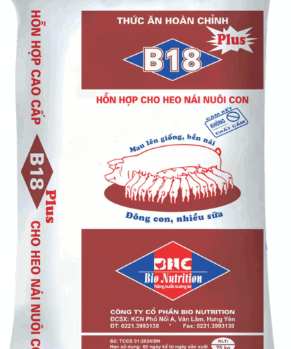 B18 PLUS - HỖN HỢP CHO HEO NÁI NUÔI CON