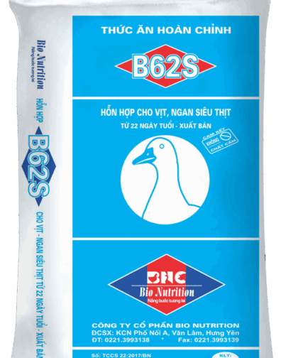 B62S – HỖN HỢP CHO VỊT, NGAN SIÊU THỊT TỪ 22 NGÀY TUỔI - XUẤT BÁN