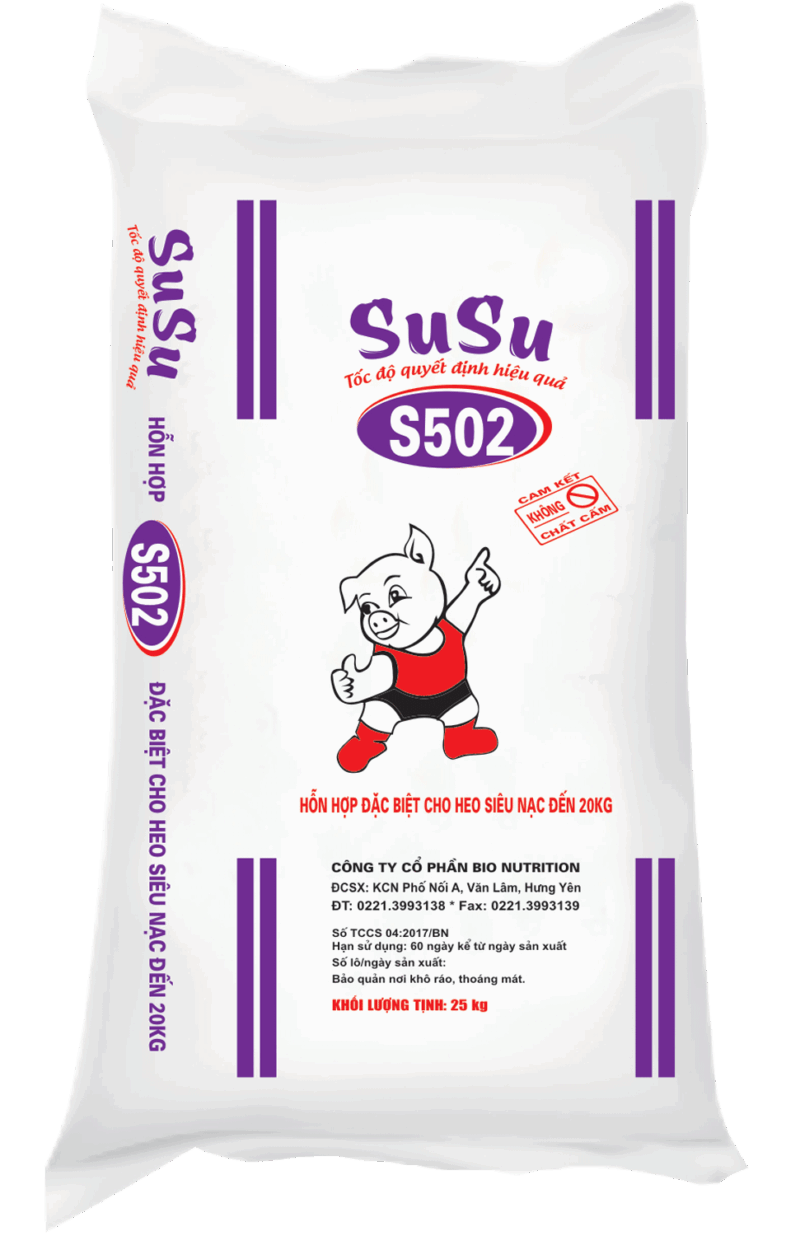 S502 - HH ĐẶC BIỆT CHO HEO SIÊU NẠC ĐẾN 20KG