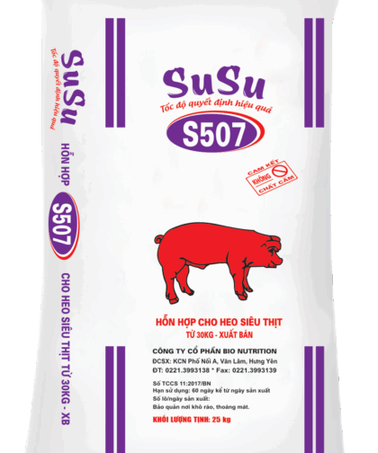S507 – HỖN HỢP CHO HEO THỊT TỪ 30KG ĐẾN XUẤT BÁN