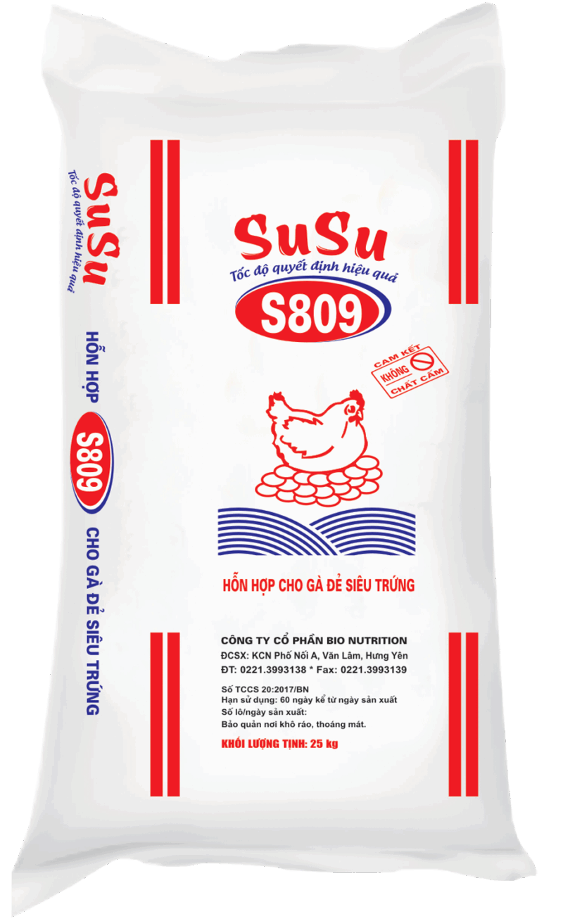 S809 - HỖN HỢP CHO GÀ ĐẺ SIÊU TRỨNG