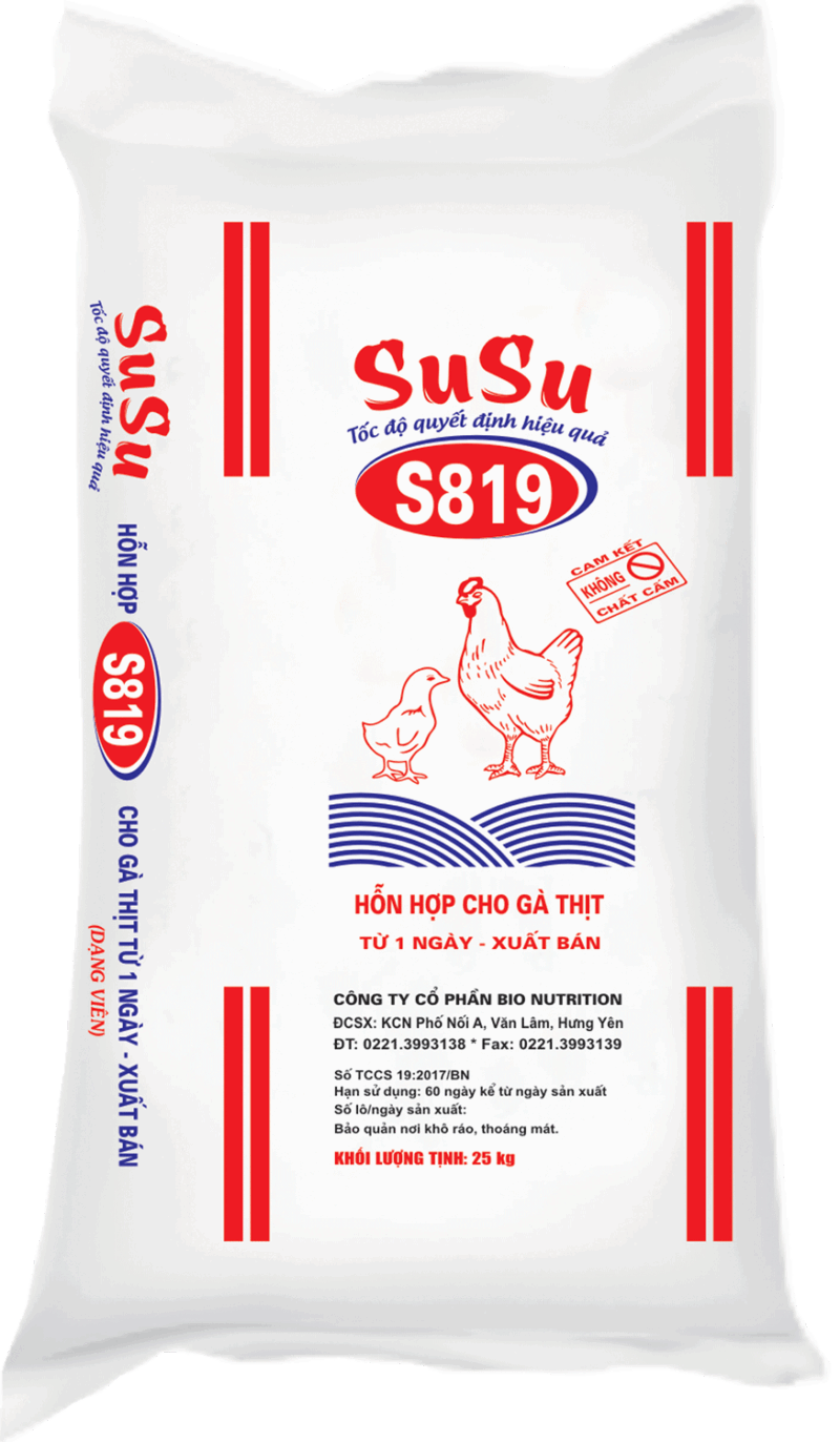 S819 - HH CHO GÀ THỊT TỪ 1 NGÀY - XUẤT BÁN (MẢNH/ VIÊN)