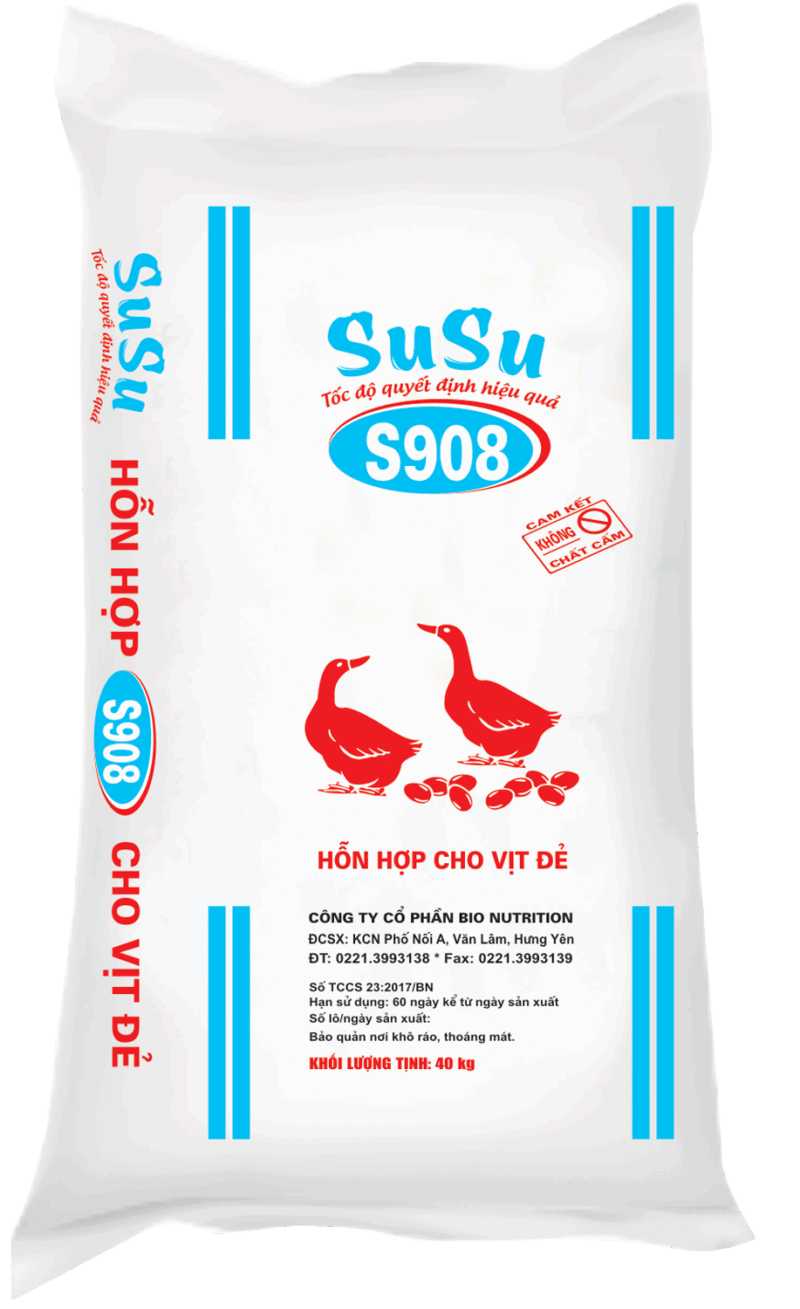S908 – HỖN HỢP DÀNH CHO VỊT ĐẺ