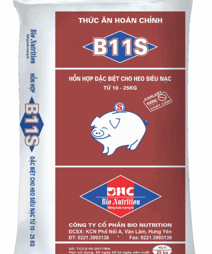 B11S - HH ĐẶC BIỆT CHO HEO SIÊU NẠC TỪ 10 ĐẾN 25KG
