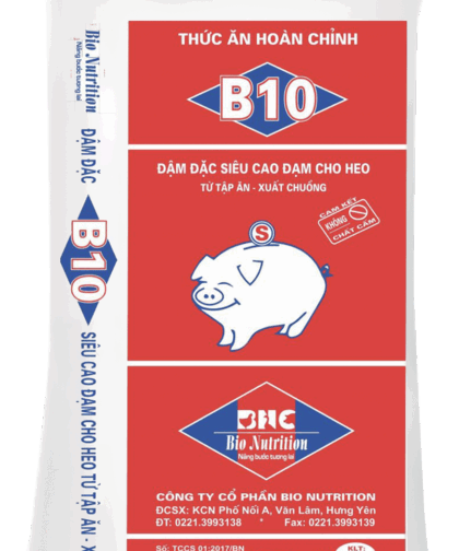 B10 - HH ĐẬM ĐẶC SIÊU CAO CHO HEO TỪ TẬP ĂN ĐẾN XUẤT CHUỒNG