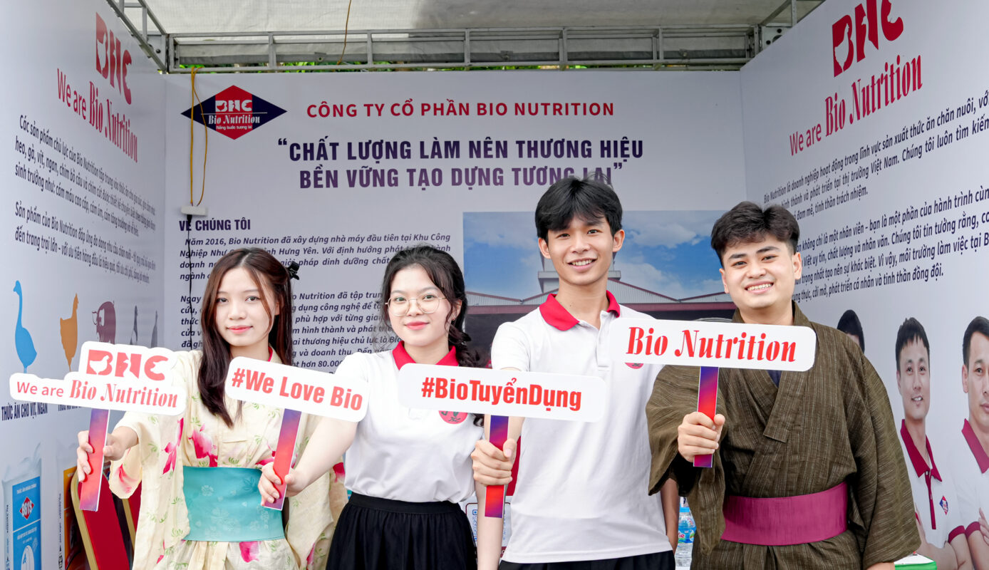 Bio Nutrition Ngày Hội Việc Làm – Đồng Hành Cùng Sinh Viên Ngành Chăn Nuôi Tại Đại Học Nông Lâm Thái Nguyên 2025