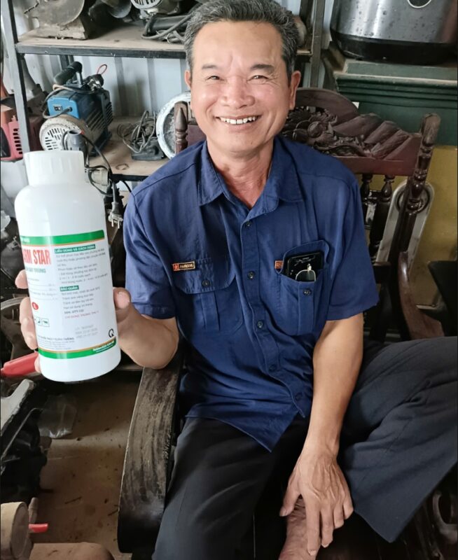 Tặng thuốc sát trùng dịch tả lợn châu Phi (Asf)